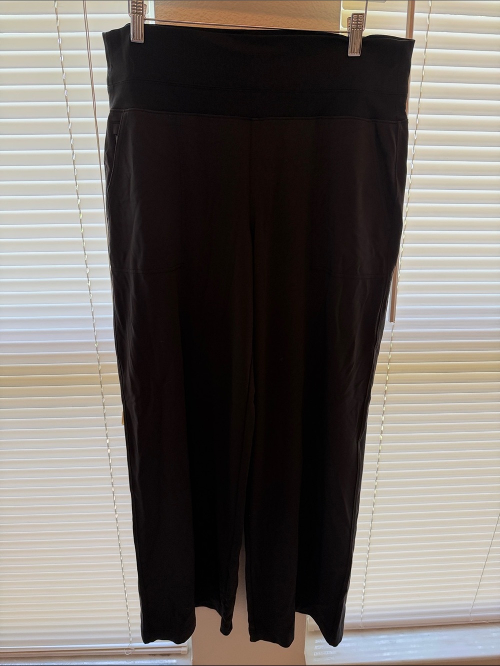 Athleta Black Wide-Leg Pants